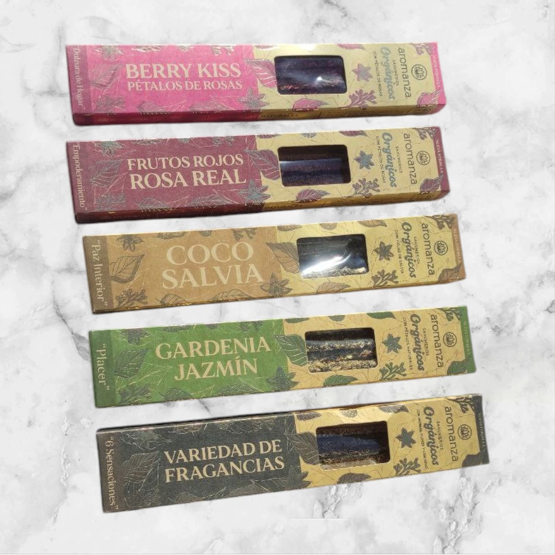 Sahumerios Aromanza Orgánicos x unidad