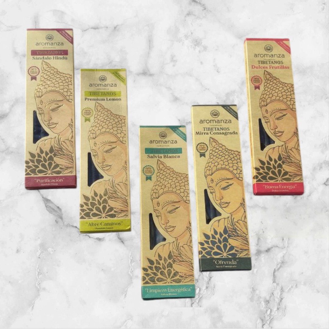 Sahumrios Aromanza Tibetanos x unidad